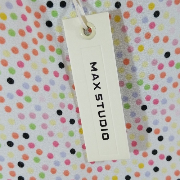 Max Studio Sprinkle Wrap Blouse - Picture 7 of 7